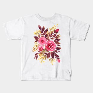 Pink roses Kids T-Shirt